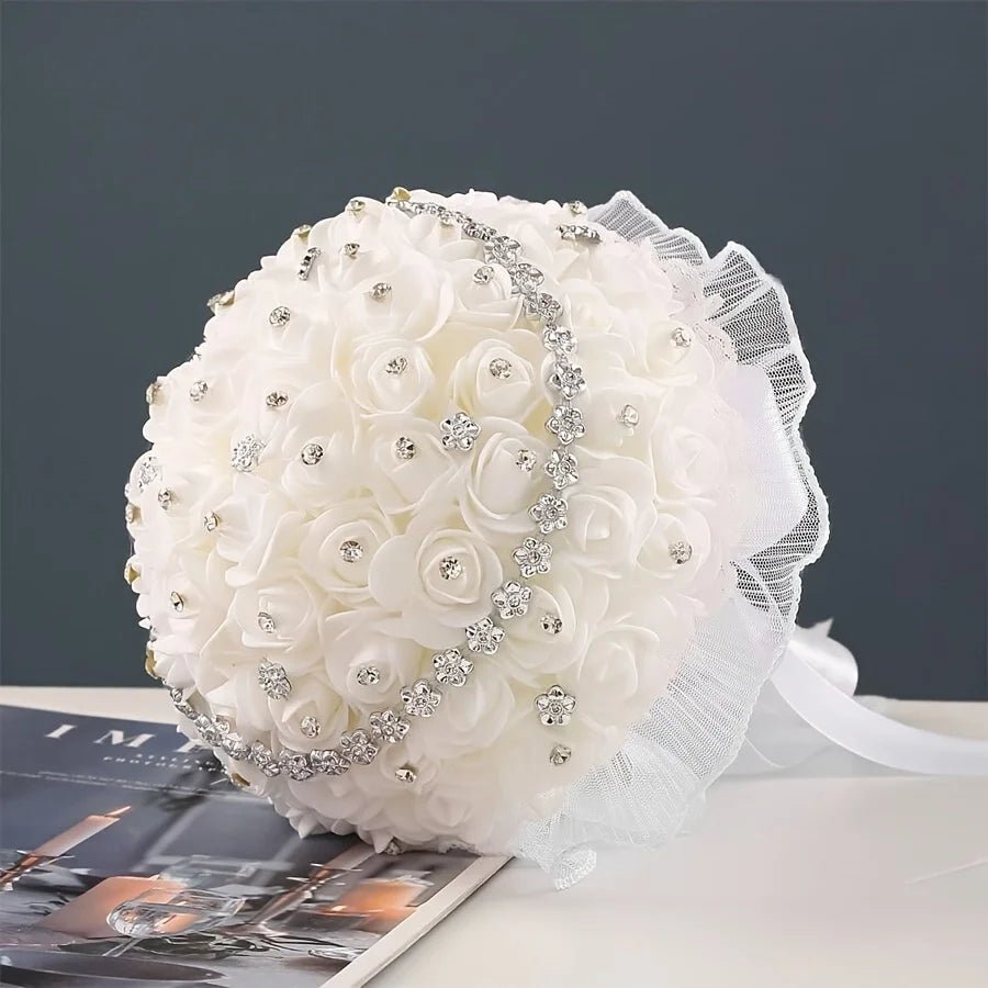 Romantic Artificial Wedding Bouquet - Luzilly Bridal & Apparel