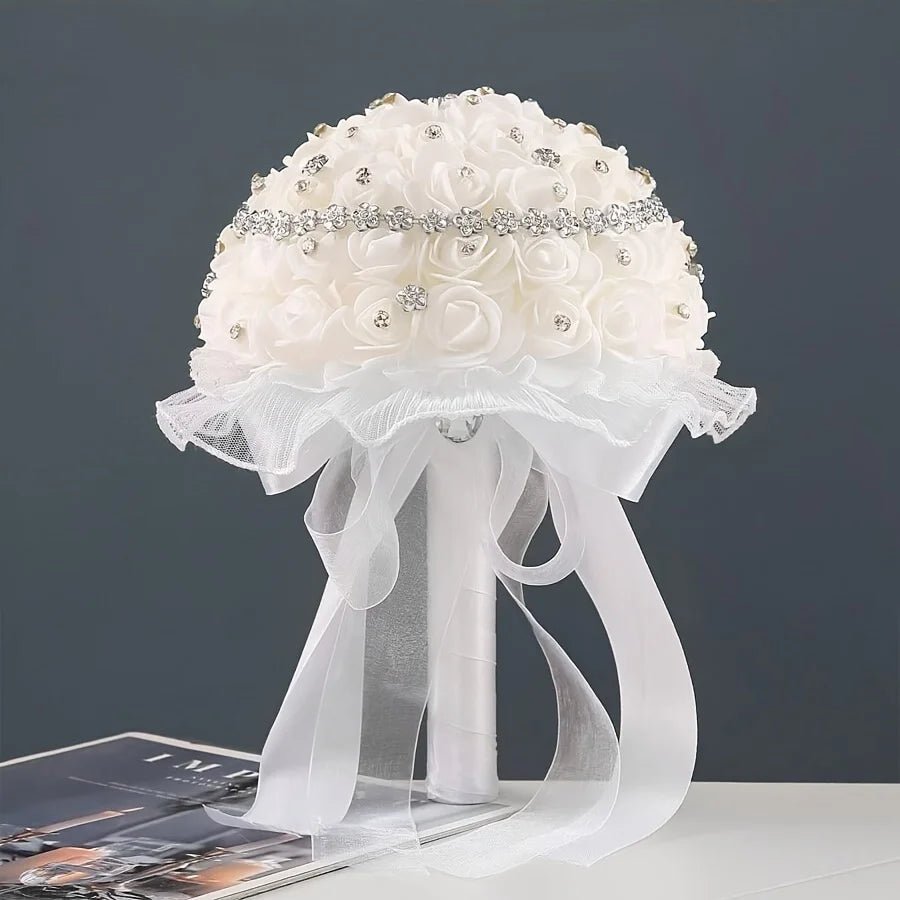 Romantic Artificial Wedding Bouquet - Luzilly Bridal & Apparel