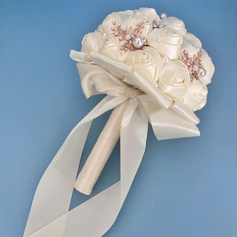 Romantic Bouquet with Bow Detail - Luzilly Bridal & Apparel