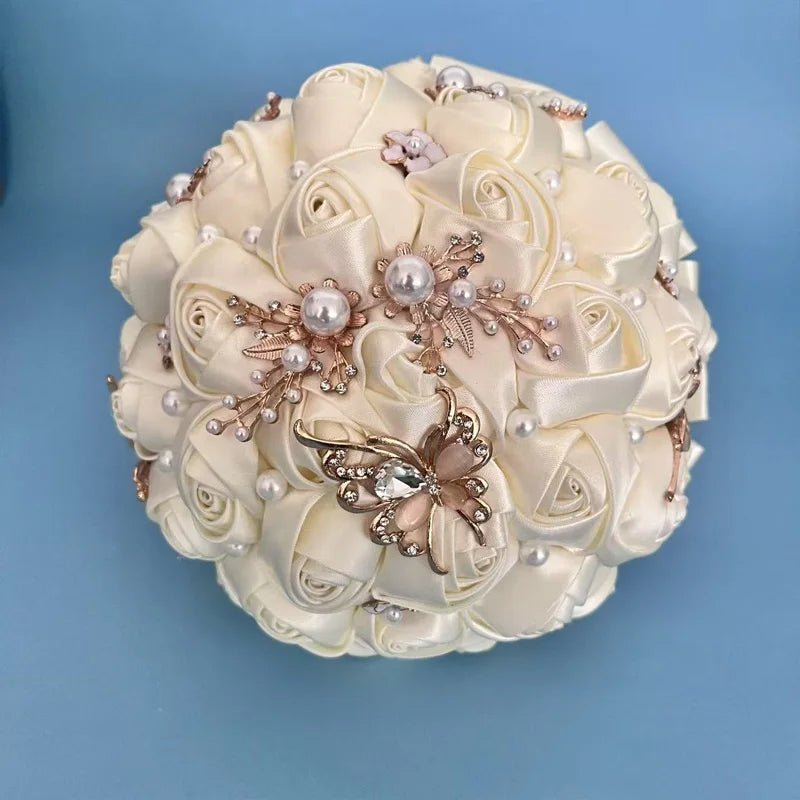 Romantic Bouquet with Bow Detail - Luzilly Bridal & Apparel