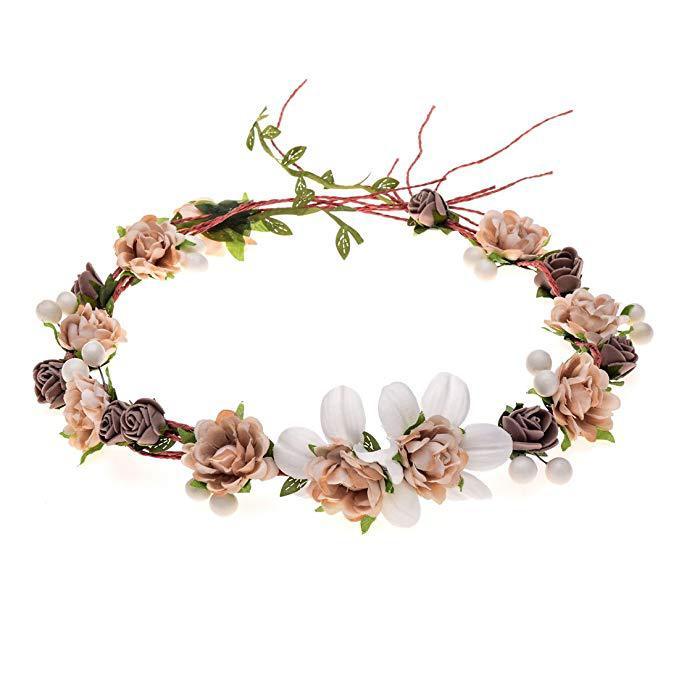 Rose Flower Crown Headband - Luzilly Bridal & Apparel