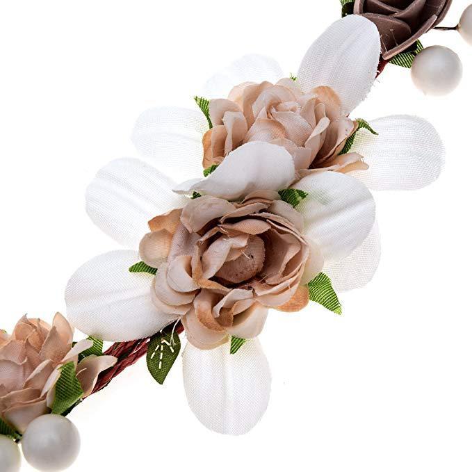 Rose Flower Crown Headband - Luzilly Bridal & Apparel