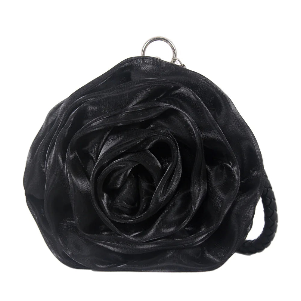 Rose Flower Silk Clutch — Bridesmaid Gift - Luzilly Bridal & Apparel