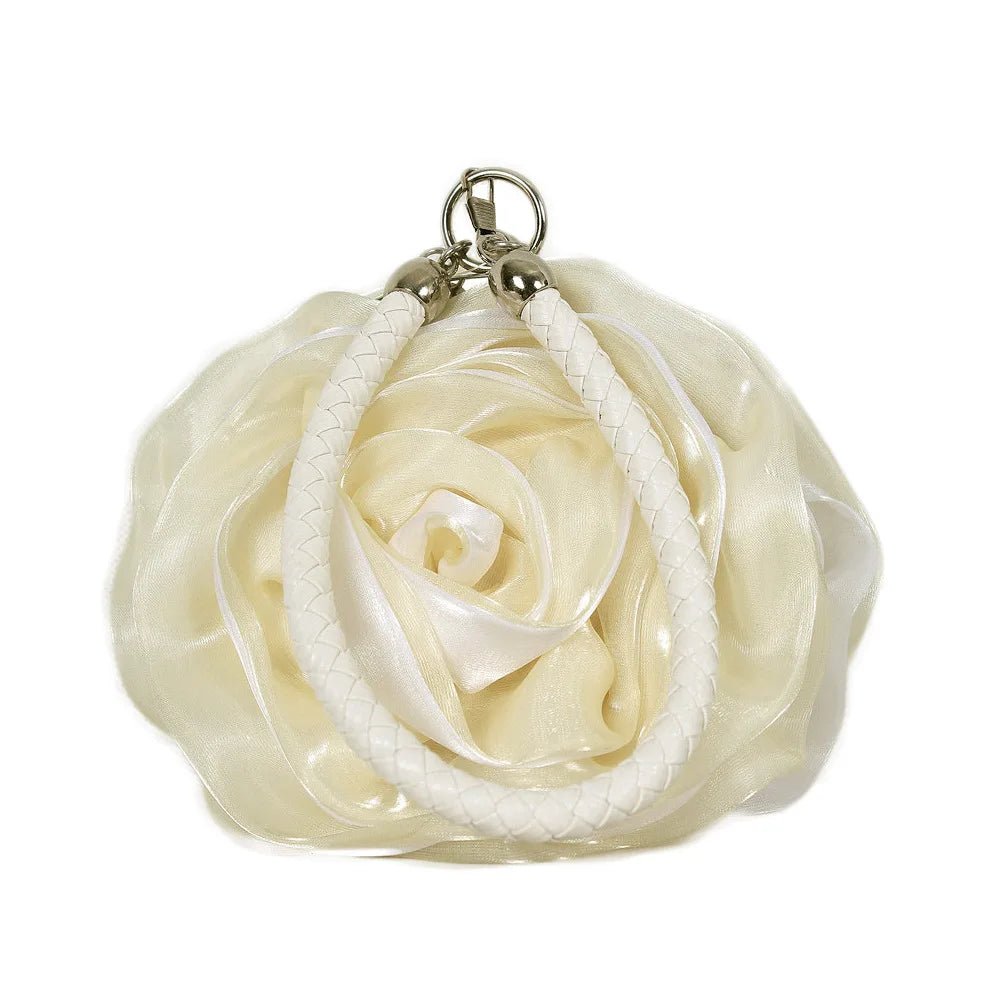 Rose Flower Silk Clutch — Bridesmaid Gift - Luzilly Bridal & Apparel