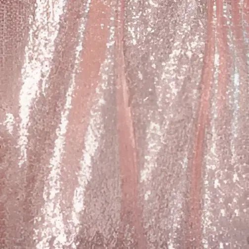 Rose Gold Sequined One-Shoulder Bridesmaid Dress - Luzilly Bridal & Apparel
