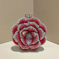 Rose-Shaped Crystal Bridal Clutch - Luzilly Bridal & Apparel