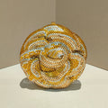 Rose-Shaped Flower Evening Clutch - Luzilly Bridal & Apparel