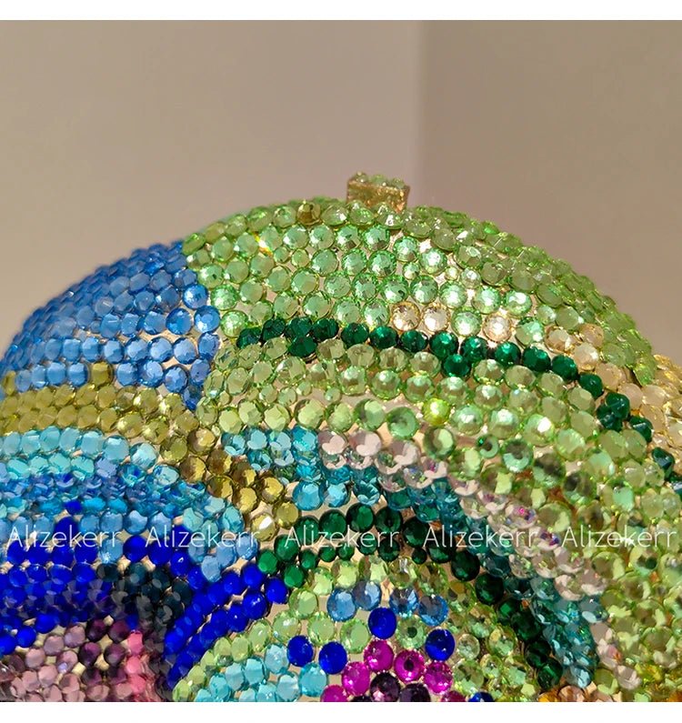 Rose-Shaped Flower Evening Clutch - Luzilly Bridal & Apparel