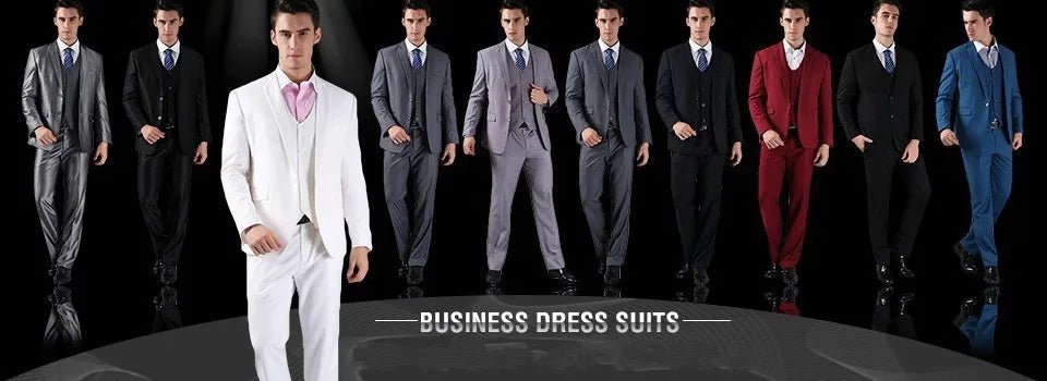 Sage Green Three-Piece Slim-Fit Groom Tuxedo - Luzilly Bridal & Apparel