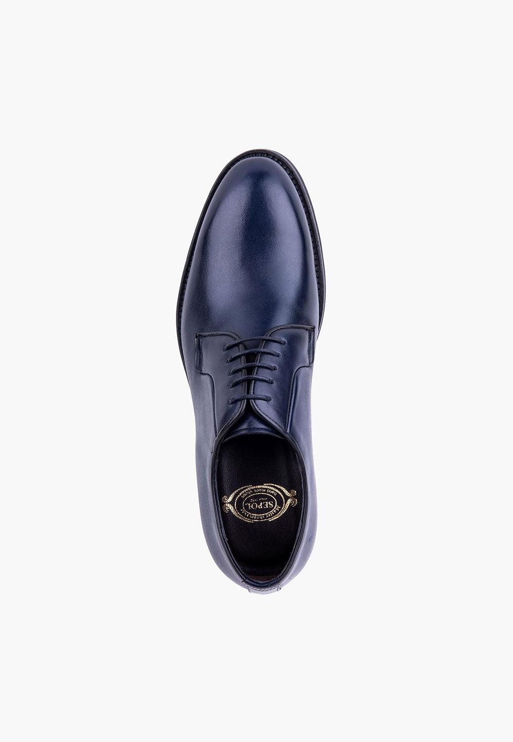 San Diego Lace Up Navy - Luzilly Bridal & Apparel