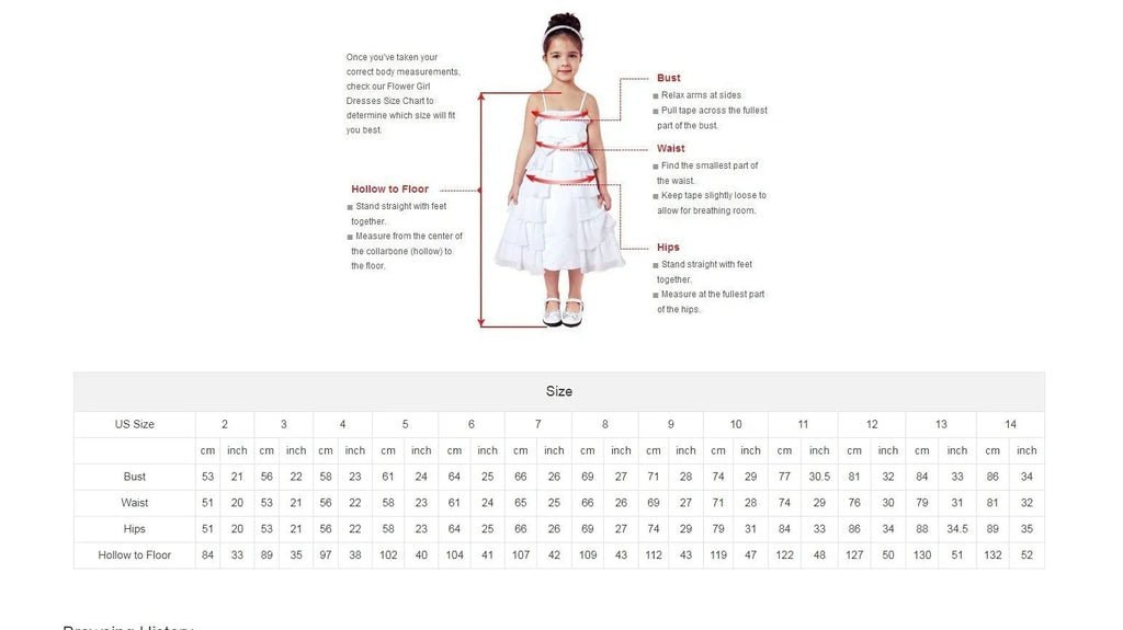 Satin Ruffled Flower Girl Ball Gown with Appliqué - Luzilly Bridal & Apparel