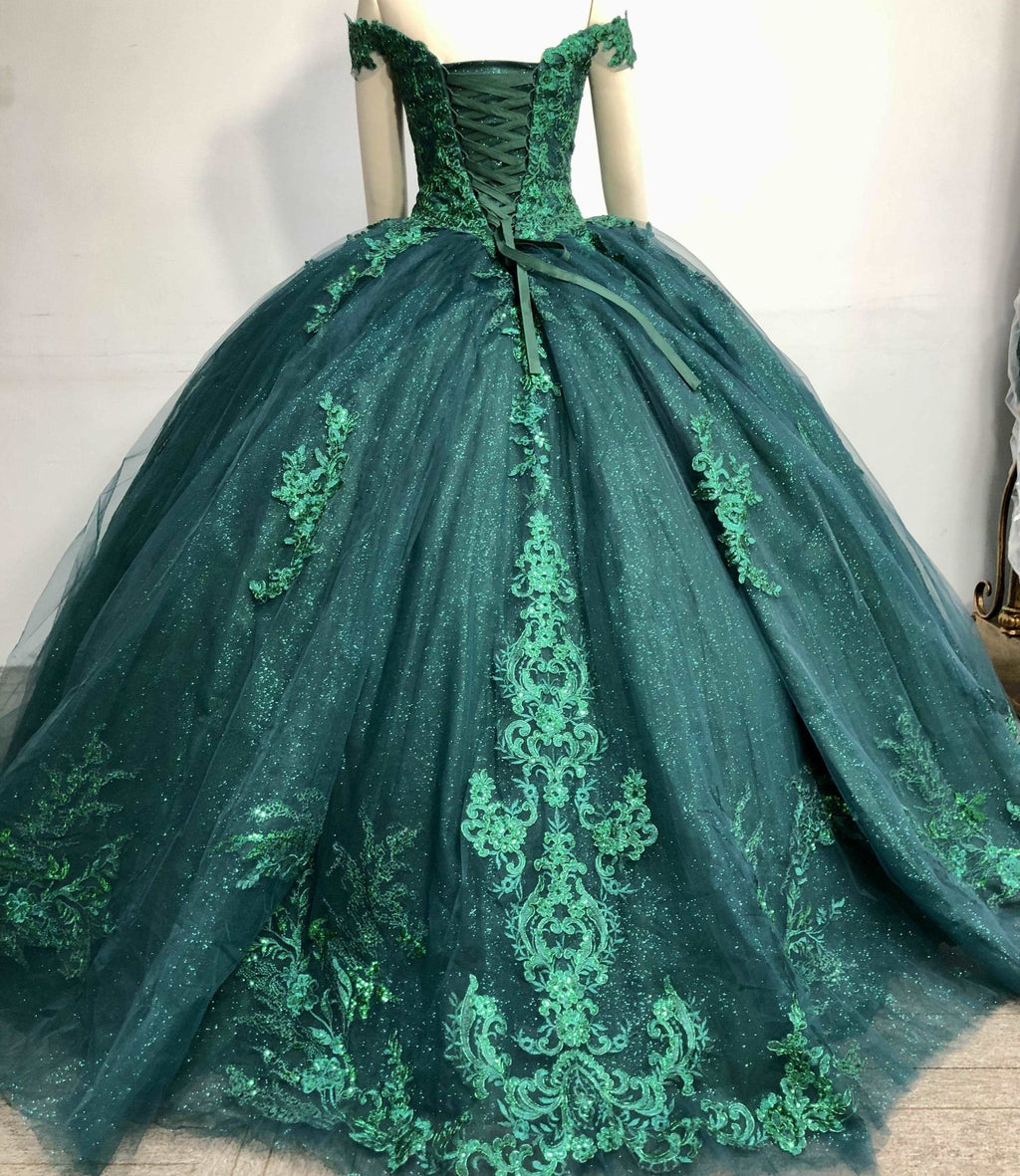 Sequin & Diamanté Quinceañera Ball Gown - Luzilly Bridal & Apparel