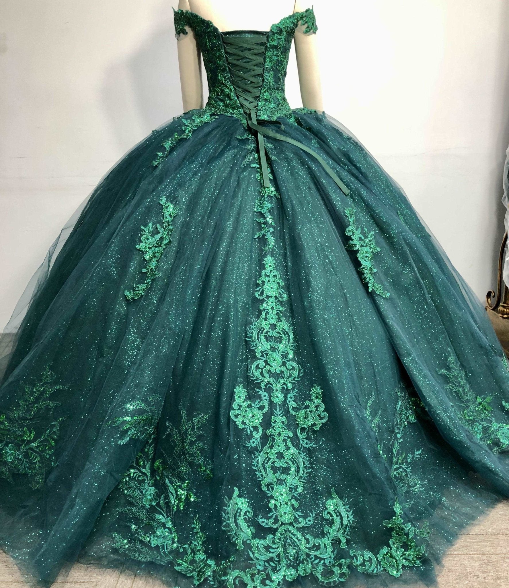 Sequin & Diamanté Quinceañera Ball Gown - Luzilly Bridal & Apparel