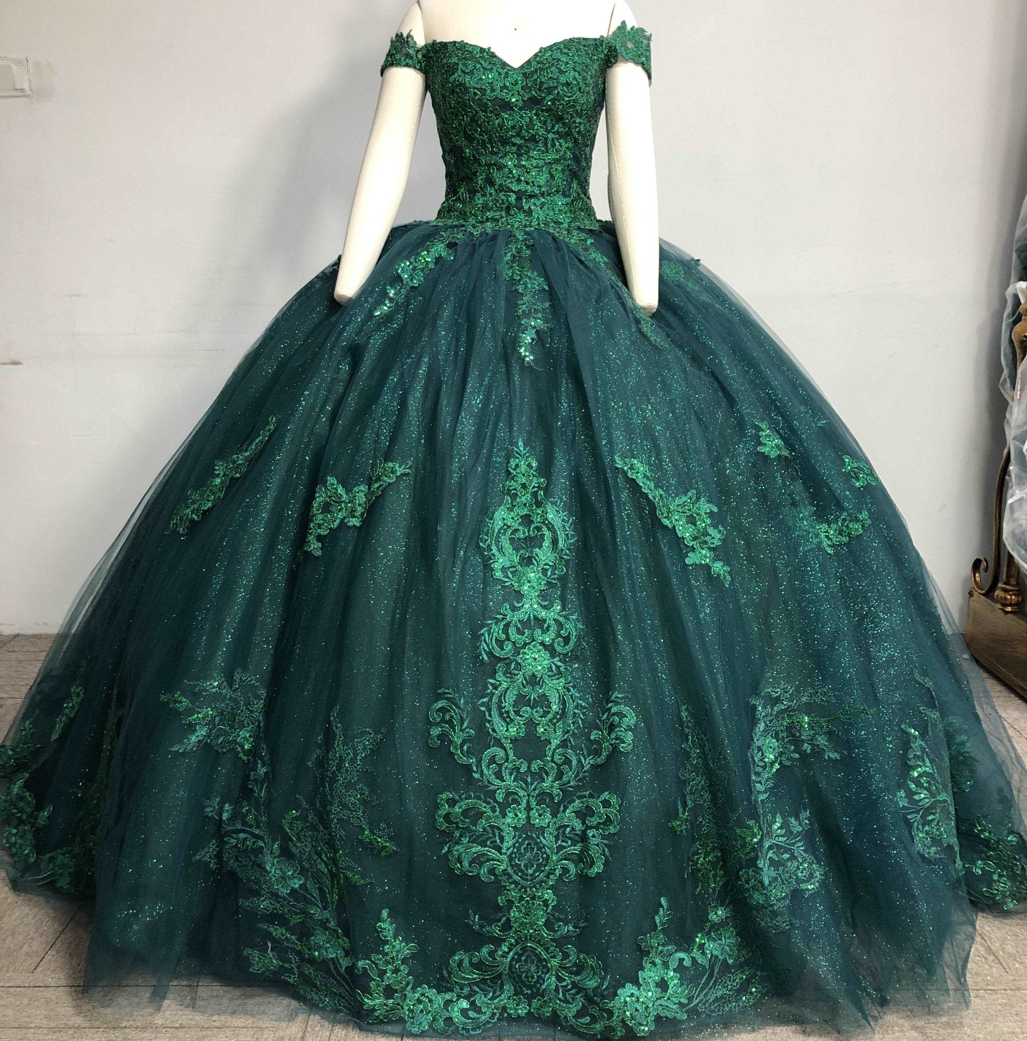 Sequin & Diamanté Quinceañera Ball Gown - Luzilly Bridal & Apparel