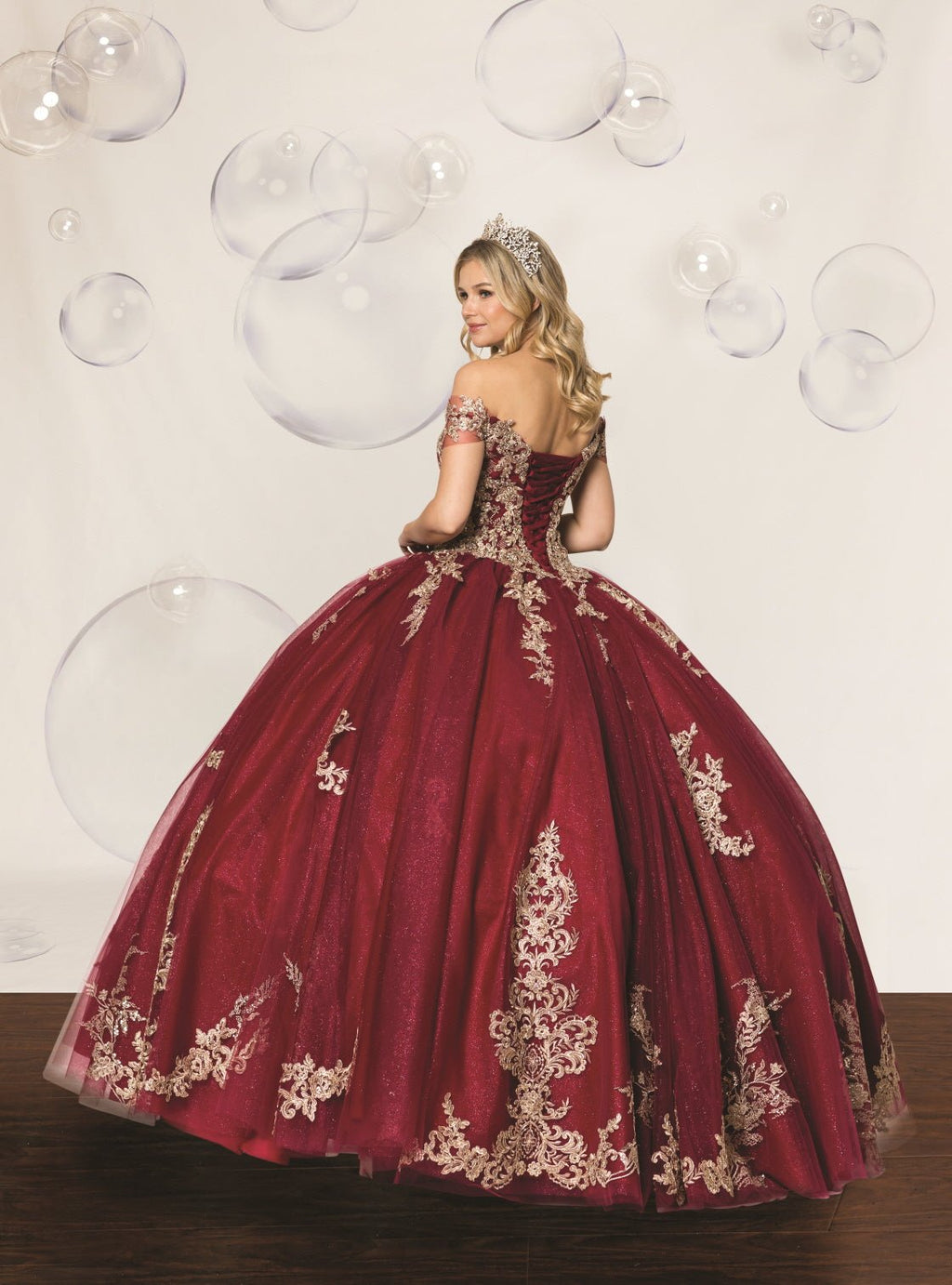 Sequin & Diamanté Quinceañera Ball Gown - Luzilly Bridal & Apparel