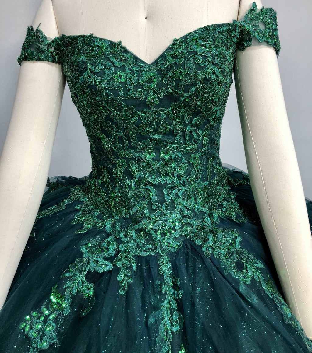 Sequin & Diamanté Quinceañera Ball Gown - Luzilly Bridal & Apparel