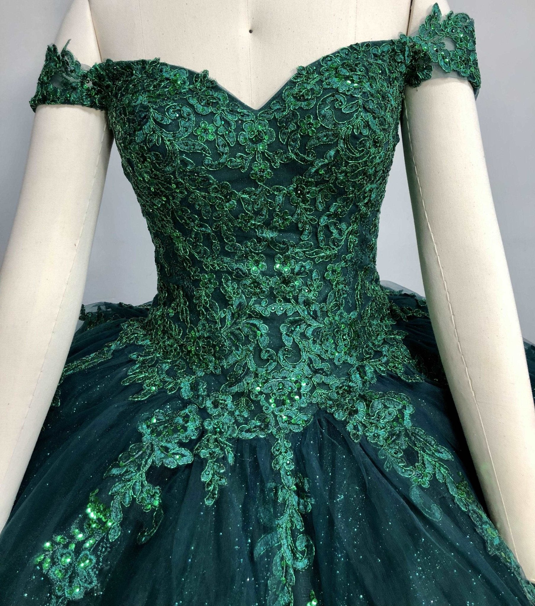 Sequin & Diamanté Quinceañera Ball Gown - Luzilly Bridal & Apparel