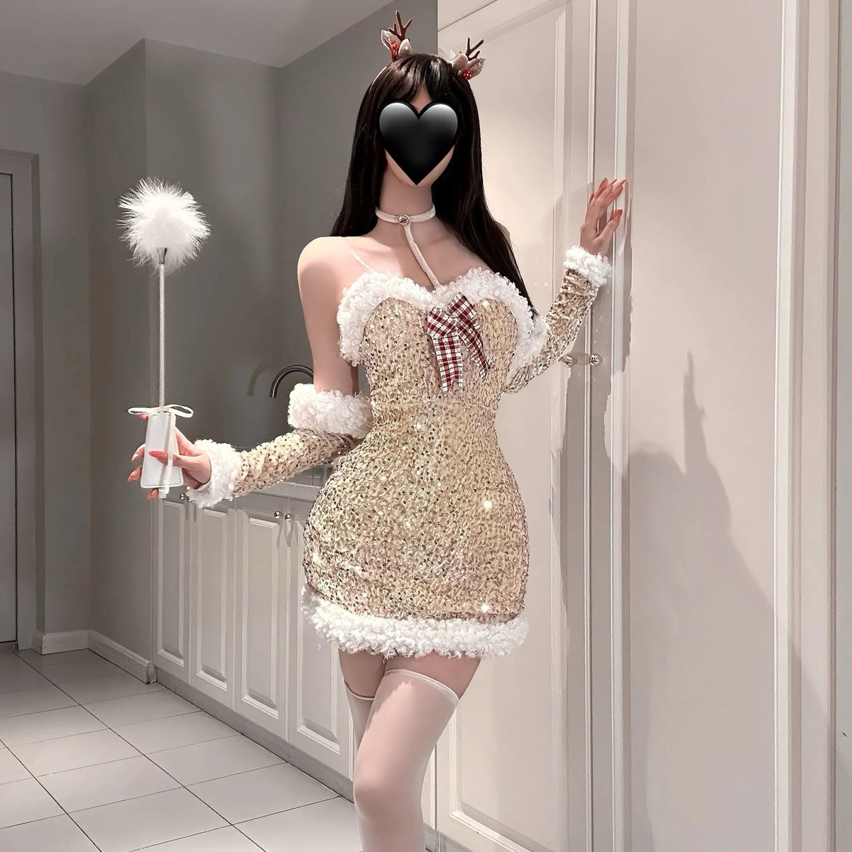 Sequined Holiday Costume Set - Luzilly Bridal & Apparel