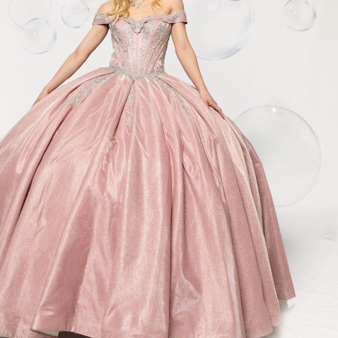 Sequined Slim-Waist Quinceañera Gown - Luzilly Bridal & Apparel