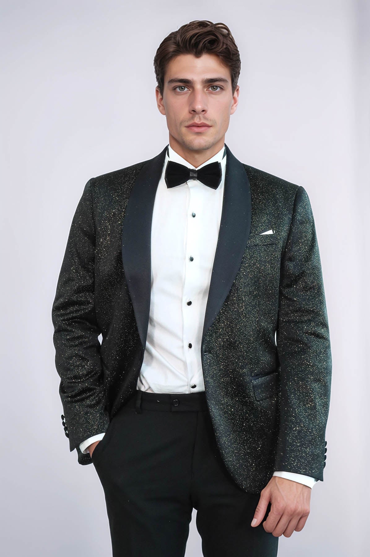 Shawl Lapel Slim Fit Blazer Men Tuxedo Jacket - Wessi - Luzilly Bridal & Apparel