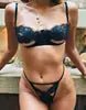 Sheer Tassel Lingerie Set - Luzilly Bridal & Apparel