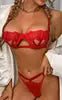 Sheer Tassel Lingerie Set - Luzilly Bridal & Apparel