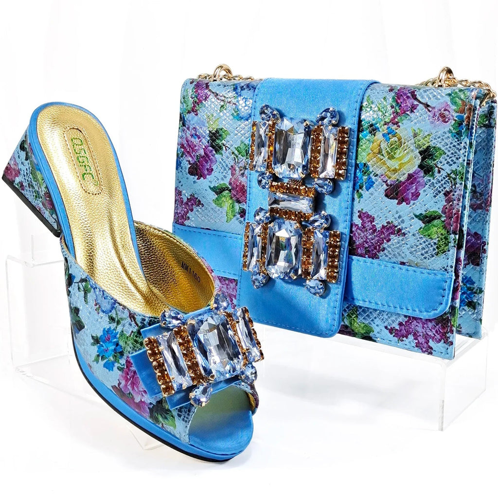 Shoes And Bag Matching Set For Party HAA1-9 - Luzilly Bridal & Apparel
