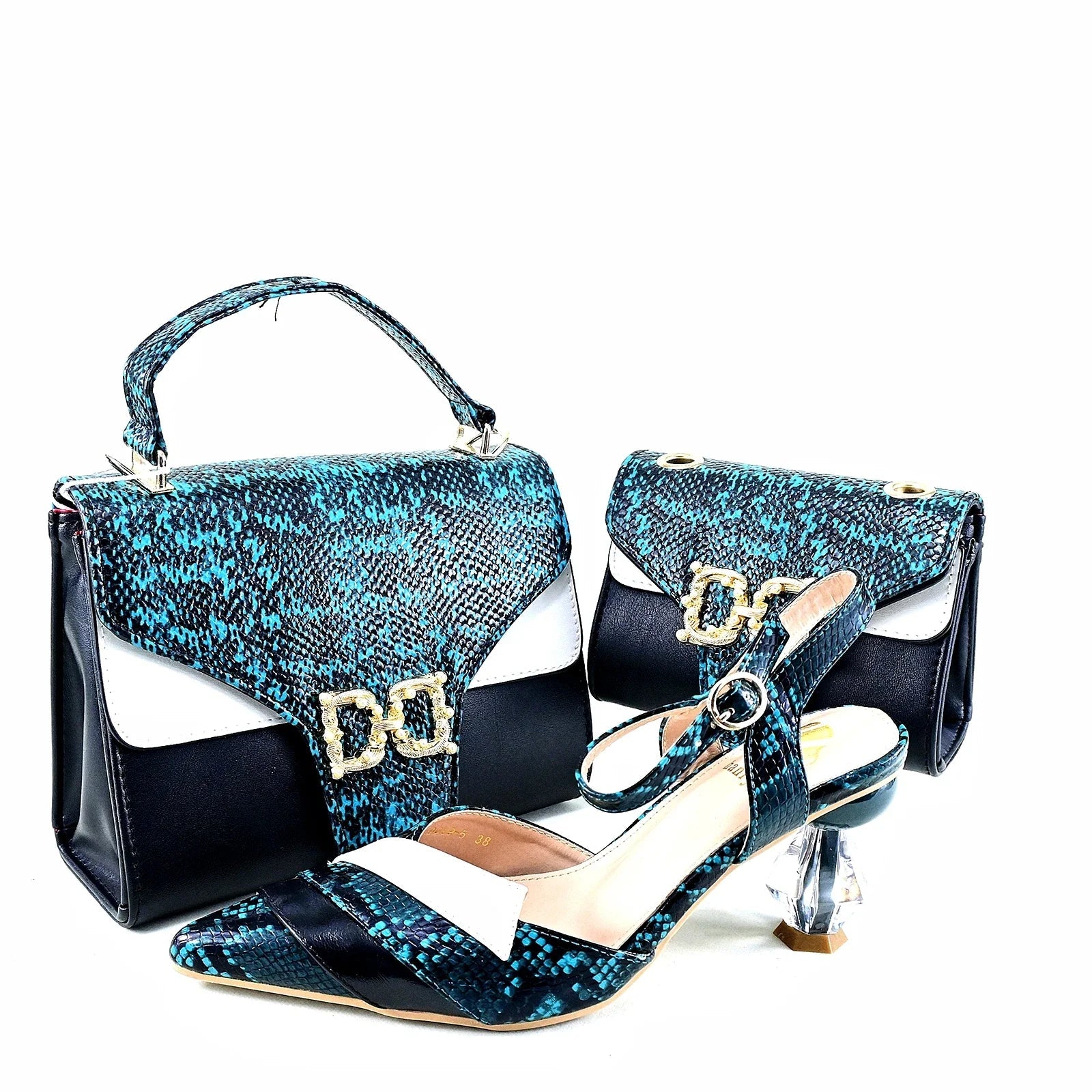 Shoes And Bag Matching Set HRT1-37 - Luzilly Bridal & Apparel