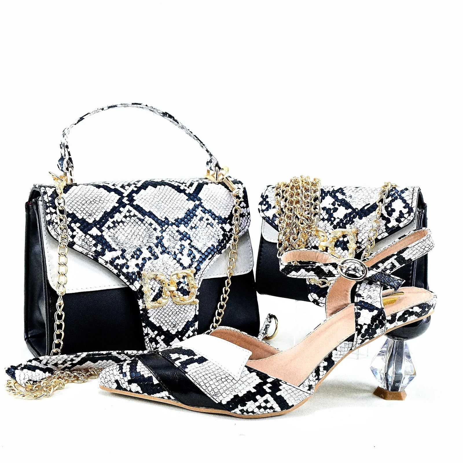 Shoes And Bag Matching Set HRT1-37 - Luzilly Bridal & Apparel