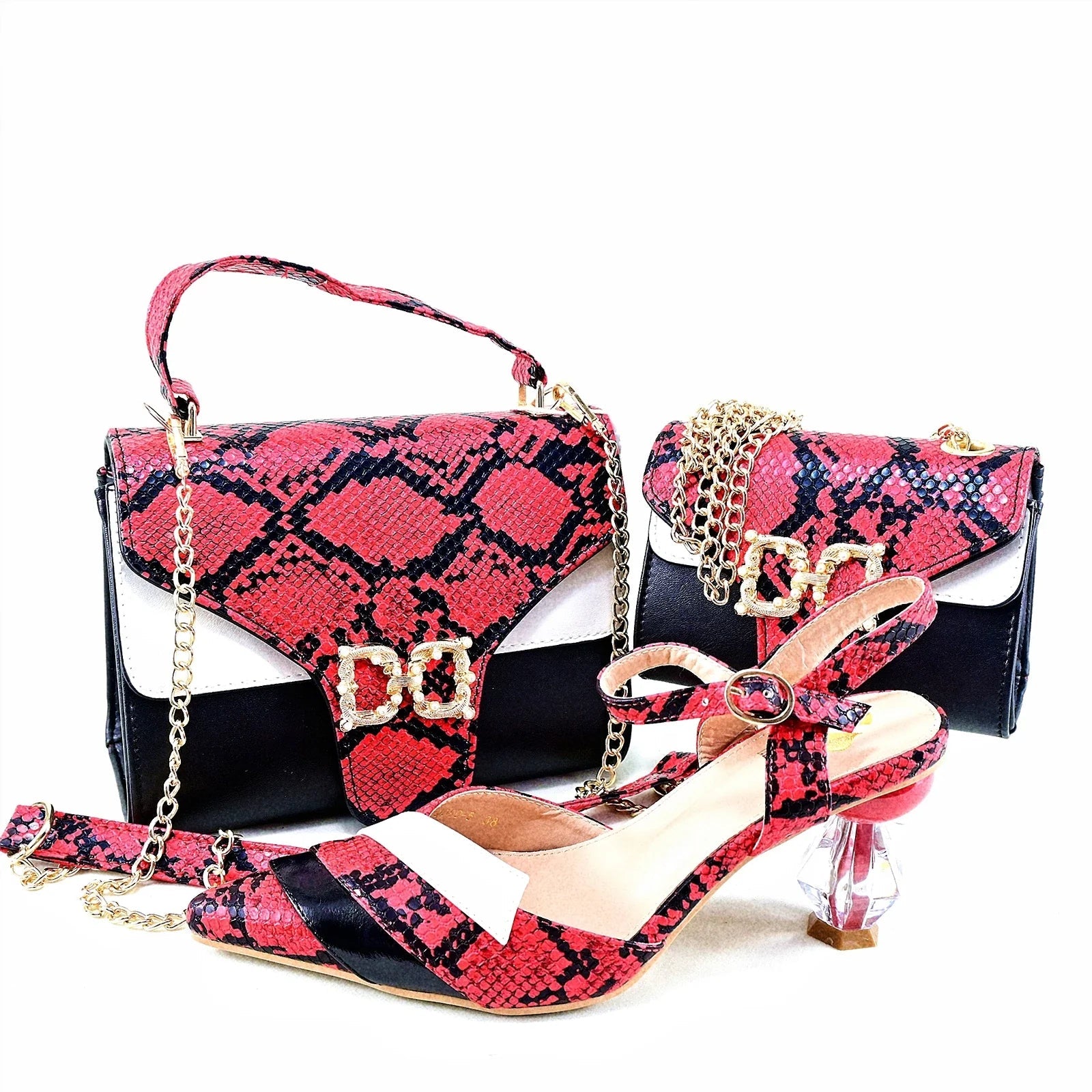 Shoes And Bag Matching Set HRT1-37 - Luzilly Bridal & Apparel