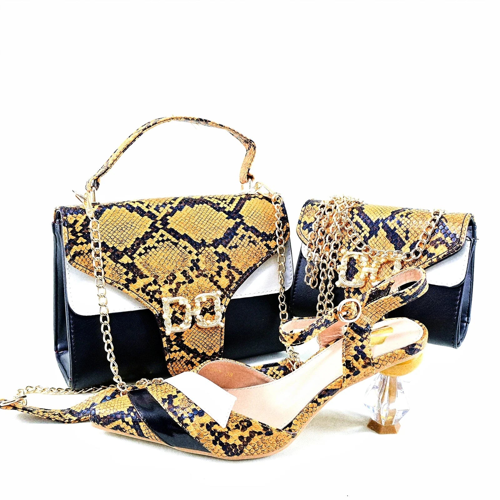 Shoes And Bag Matching Set HRT1-37 - Luzilly Bridal & Apparel