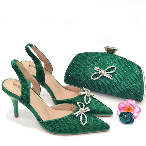 Shoes And Bag Matching Set HSW1-16 - Luzilly Bridal & Apparel