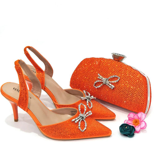 Shoes And Bag Matching Set HSW1-16 - Luzilly Bridal & Apparel