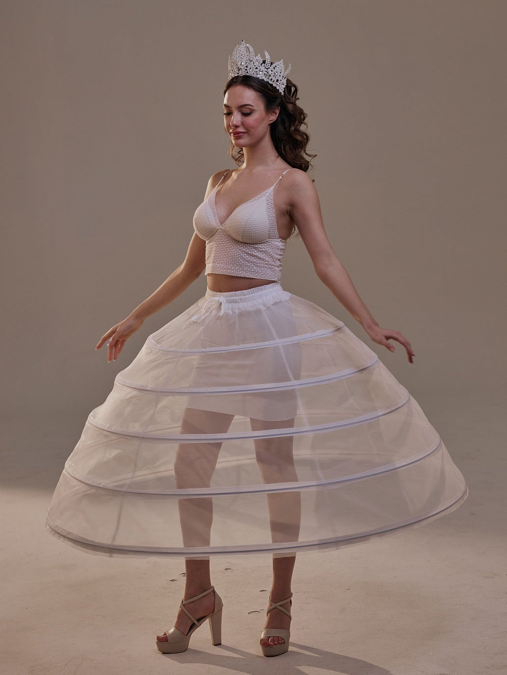 Short Crinoline Hoop Petticoat - Luzilly Bridal & Apparel