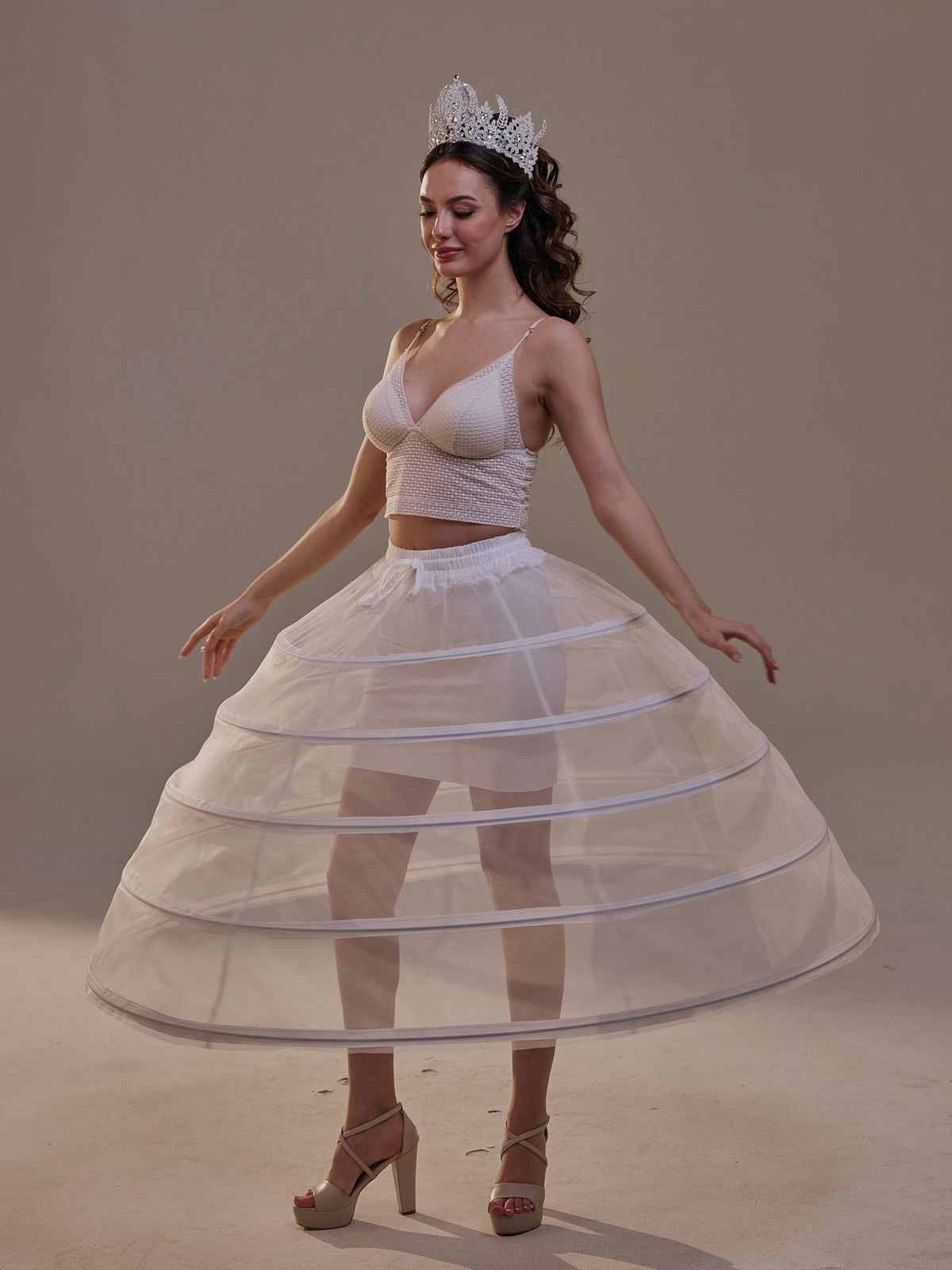 Short Crinoline Hoop Petticoat - Luzilly Bridal & Apparel