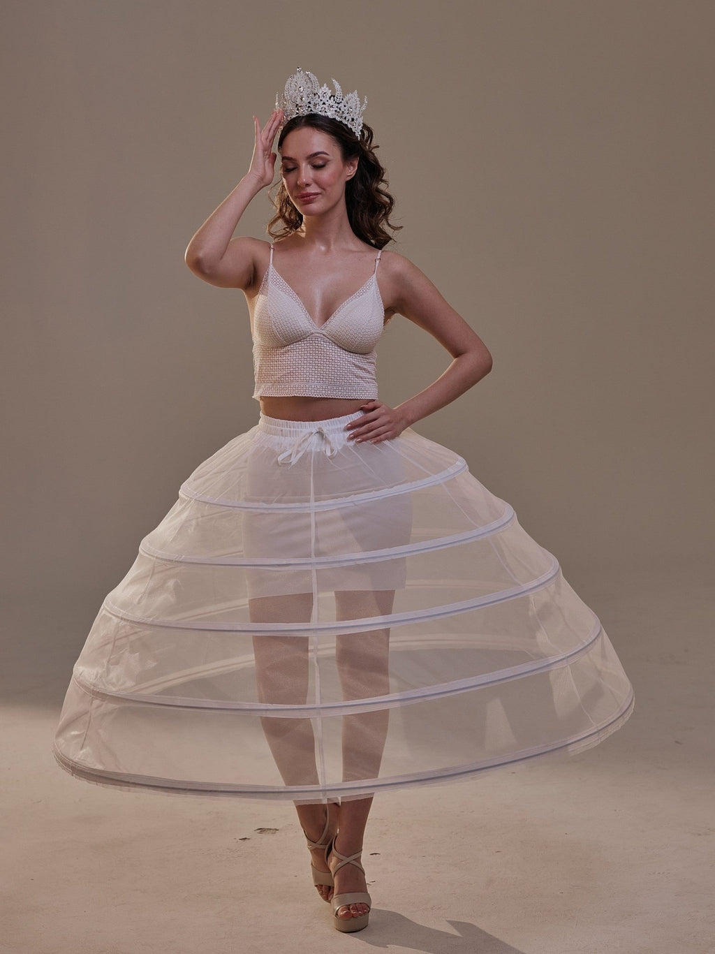 Short Crinoline Hoop Petticoat - Luzilly Bridal & Apparel