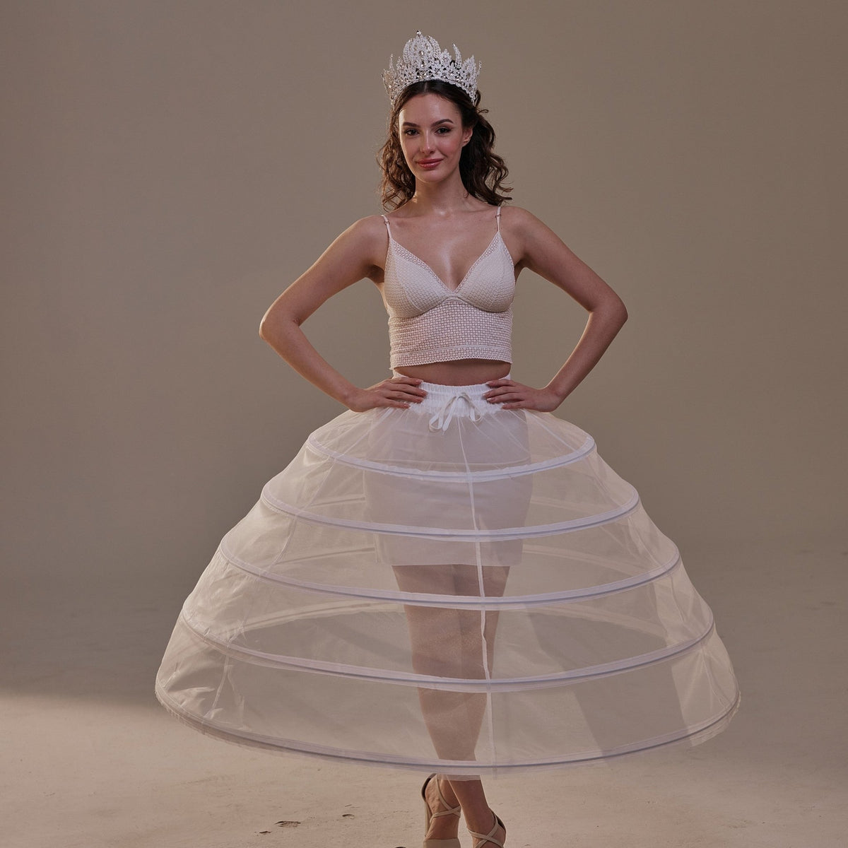 Short Crinoline Hoop Petticoat - Luzilly Bridal & Apparel