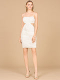 Short Cutout Bridal Cocktail Dress - Luzilly Bridal & Apparel