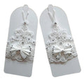 Short Fingerless Beaded Bridal Gloves - Luzilly Bridal & Apparel