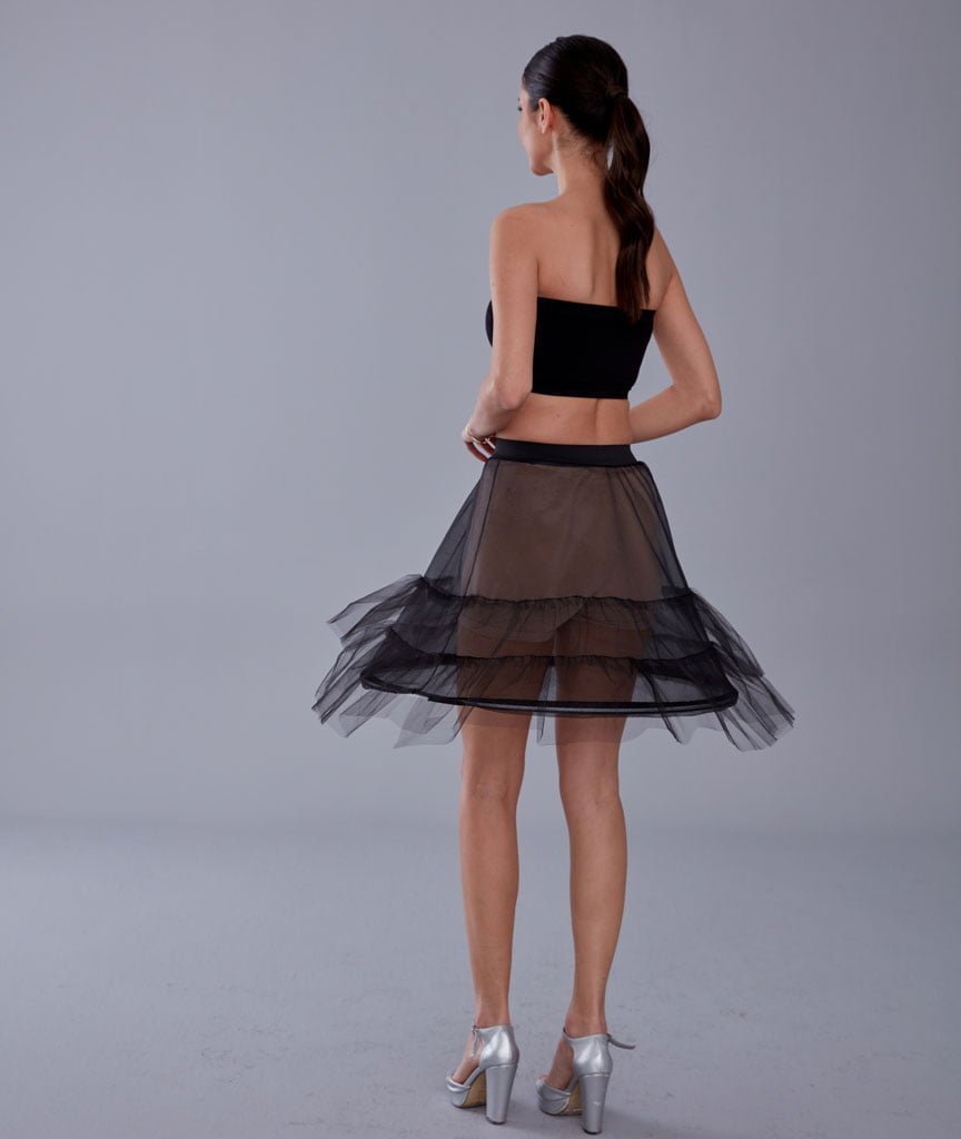 Short Hoop Skirt Underskirt (Petticoat) - Luzilly Bridal & Apparel