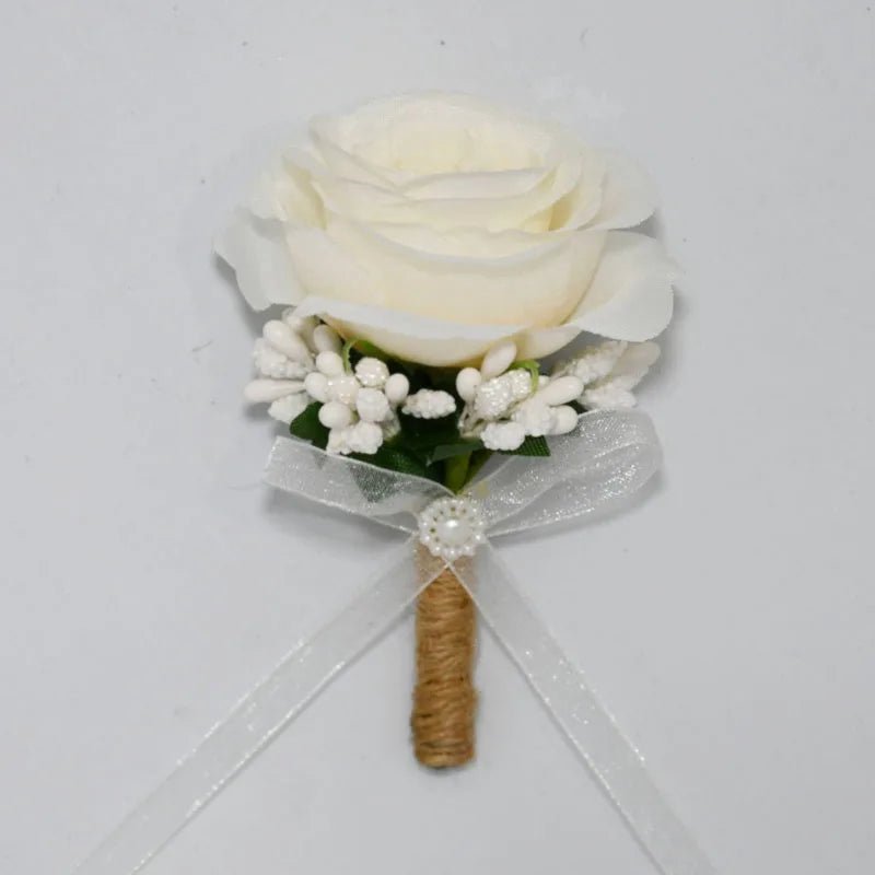 Silk Ribbon Rose Bridal Bouquet - Luzilly Bridal & Apparel