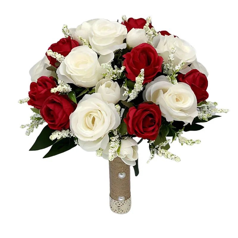 Silk Ribbon Rose Bridal Bouquet - Luzilly Bridal & Apparel