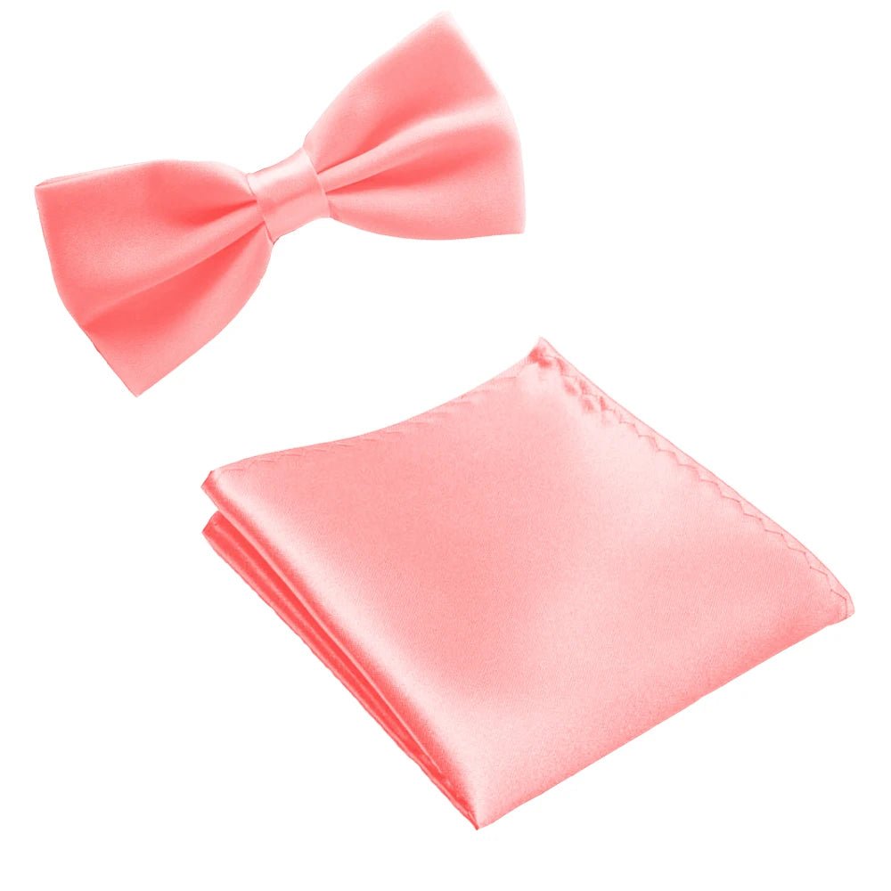 silk Solid Business bowtie men vintage purple carved Fashion Novelty ties black wedding bow tie pocket square handkerchief set - Luzilly Bridal & Apparel