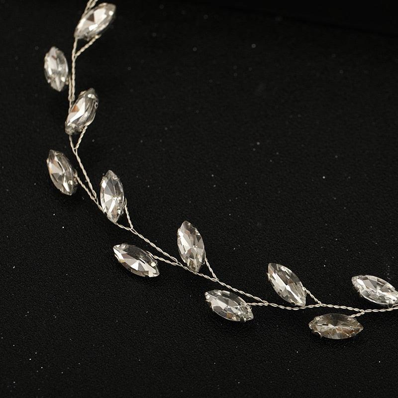 Silver Color Bridal Tiaras Headbands For Wedding Handmade Cheaper Crystal Women Hair Jewelry Girls Headpiece Gorgeous Hair Accessories For Women - Luzilly Bridal & Apparel