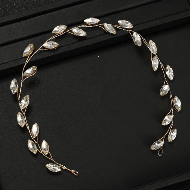 Silver Color Bridal Tiaras Headbands For Wedding Handmade Cheaper Crystal Women Hair Jewelry Girls Headpiece Gorgeous Hair Accessories For Women - Luzilly Bridal & Apparel