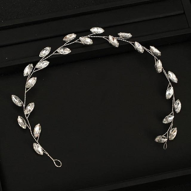 Silver Color Bridal Tiaras Headbands For Wedding Handmade Cheaper Crystal Women Hair Jewelry Girls Headpiece Gorgeous Hair Accessories For Women - Luzilly Bridal & Apparel