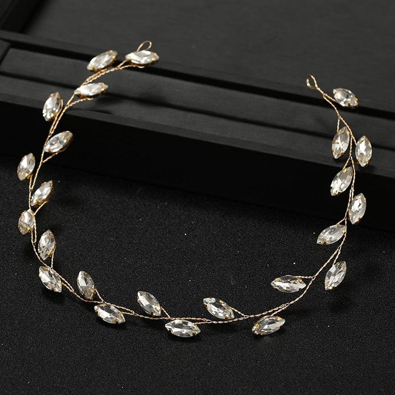 Silver Color Bridal Tiaras Headbands For Wedding Handmade Cheaper Crystal Women Hair Jewelry Girls Headpiece Gorgeous Hair Accessories For Women - Luzilly Bridal & Apparel
