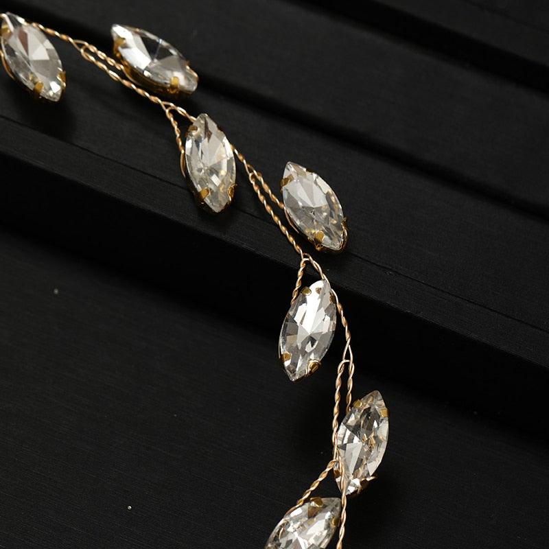Silver Color Bridal Tiaras Headbands For Wedding Handmade Cheaper Crystal Women Hair Jewelry Girls Headpiece Gorgeous Hair Accessories For Women - Luzilly Bridal & Apparel