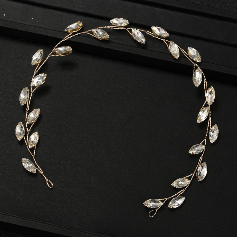 Silver Color Bridal Tiaras Headbands For Wedding Handmade Cheaper Crystal Women Hair Jewelry Girls Headpiece Gorgeous Hair Accessories For Women - Luzilly Bridal & Apparel