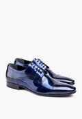 Sleek Lace Up Navy-Grey - Luzilly Bridal & Apparel